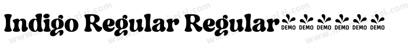 Indigo Regular Regular字体转换